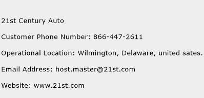 21st Century Auto Phone Number Customer Service