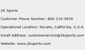 2K Sports Phone Number Customer Service