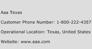 AAA Texas Phone Number Customer Service