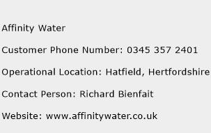 Affinity Water Phone Number Customer Service