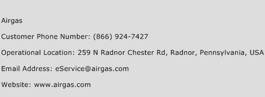 Airgas Phone Number Customer Service