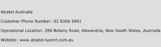 Alcatel Australia Phone Number Customer Service