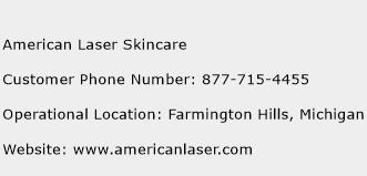 American Laser Skincare Phone Number Customer Service