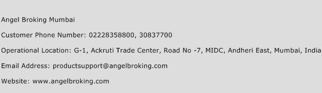 Angel Broking Mumbai Phone Number Customer Service