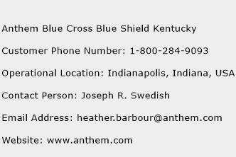 Anthem Blue Cross Blue Shield Kentucky Phone Number Customer Service