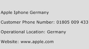 Apple IPhone Germany Phone Number Customer Service