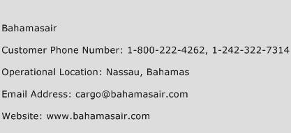 Bahamasair Phone Number Customer Service