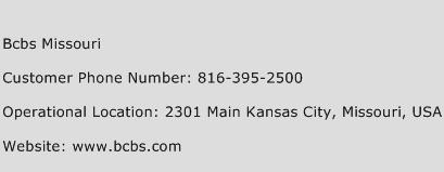 Bcbs Missouri Phone Number Customer Service