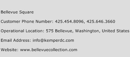 Bellevue Square Phone Number Customer Service