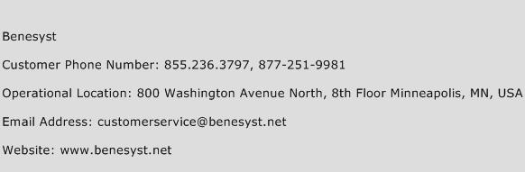 Benesyst Phone Number Customer Service