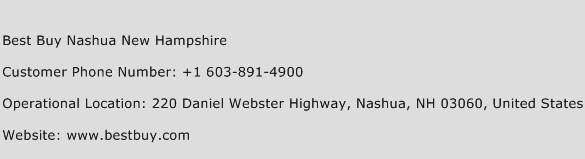 Best Buy Nashua New Hampshire Phone Number Customer Service