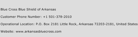 Blue Cross Blue Shield of Arkansas Phone Number Customer Service