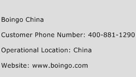 Boingo China Phone Number Customer Service