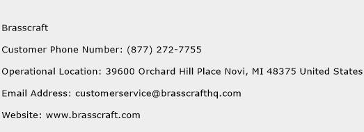 Brasscraft Phone Number Customer Service