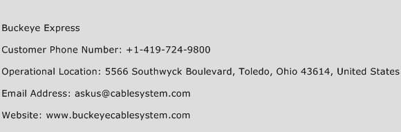 Buckeye Express Phone Number Customer Service