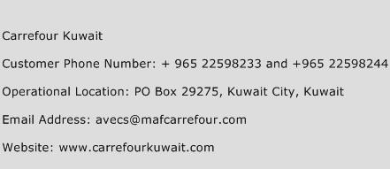 Carrefour Kuwait Phone Number Customer Service
