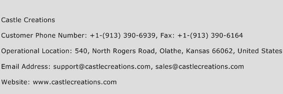 Castle Creations Phone Number Customer Service