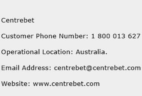 Centrebet Phone Number Customer Service