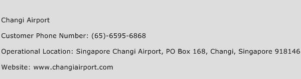 Changi Airport Phone Number Customer Service