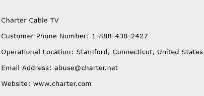 Charter Cable TV Phone Number Customer Service