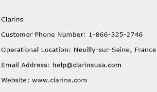 Clarins Phone Number Customer Service