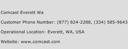 Comcast Everett Wa Phone Number Customer Service