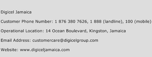 Digicel Jamaica Phone Number Customer Service
