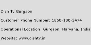 Dish Tv Gurgaon Phone Number Customer Service
