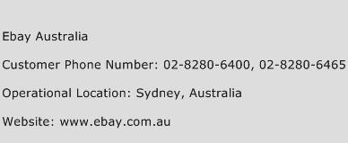 Ebay Australia Phone Number Customer Service