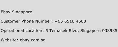 Ebay Singapore Phone Number Customer Service