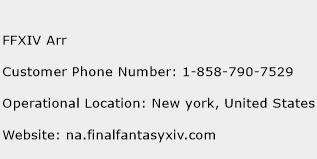 FFXIV Arr Phone Number Customer Service