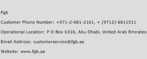 Fgb Phone Number Customer Service