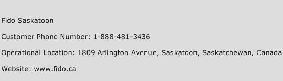 Fido Saskatoon Phone Number Customer Service