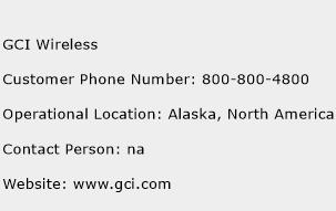 GCI Wireless Phone Number Customer Service