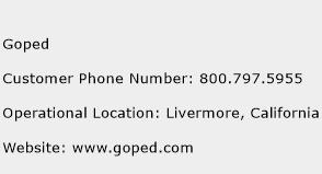 Goped Phone Number Customer Service