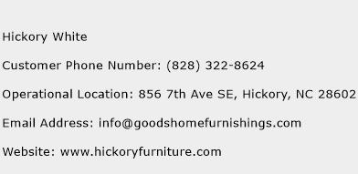 Hickory White Phone Number Customer Service