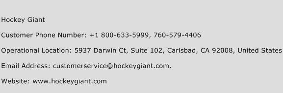 Hockey Giant Phone Number Customer Service