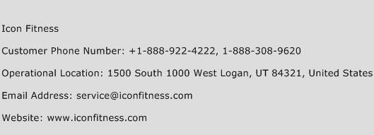 Icon Fitness Phone Number Customer Service