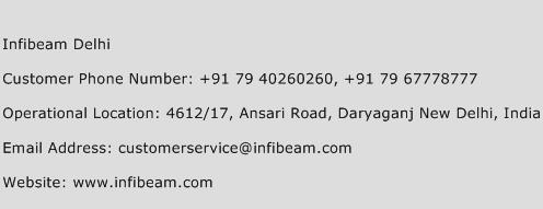 Infibeam Delhi Phone Number Customer Service