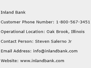Inland Bank Phone Number Customer Service