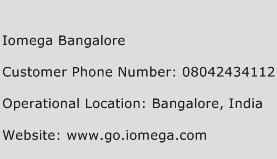 Iomega Bangalore Phone Number Customer Service
