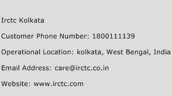 Irctc Kolkata Phone Number Customer Service