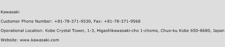 Kawasaki Phone Number Customer Service