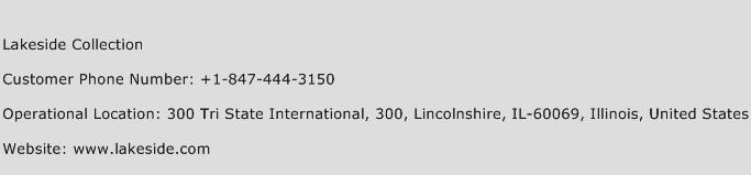 Lakeside Collection Phone Number Customer Service