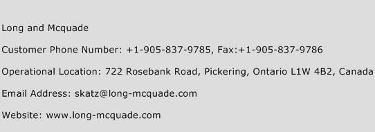 Long and Mcquade Phone Number Customer Service