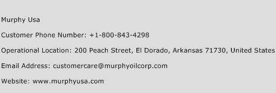 Murphy USA Phone Number Customer Service