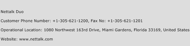 Nettalk Duo Phone Number Customer Service