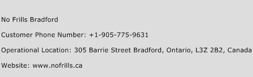 No Frills Bradford Phone Number Customer Service