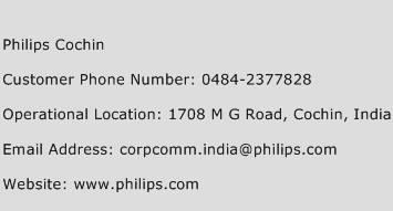 Philips Cochin Phone Number Customer Service