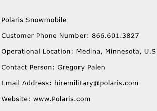 Polaris Snowmobile Phone Number Customer Service